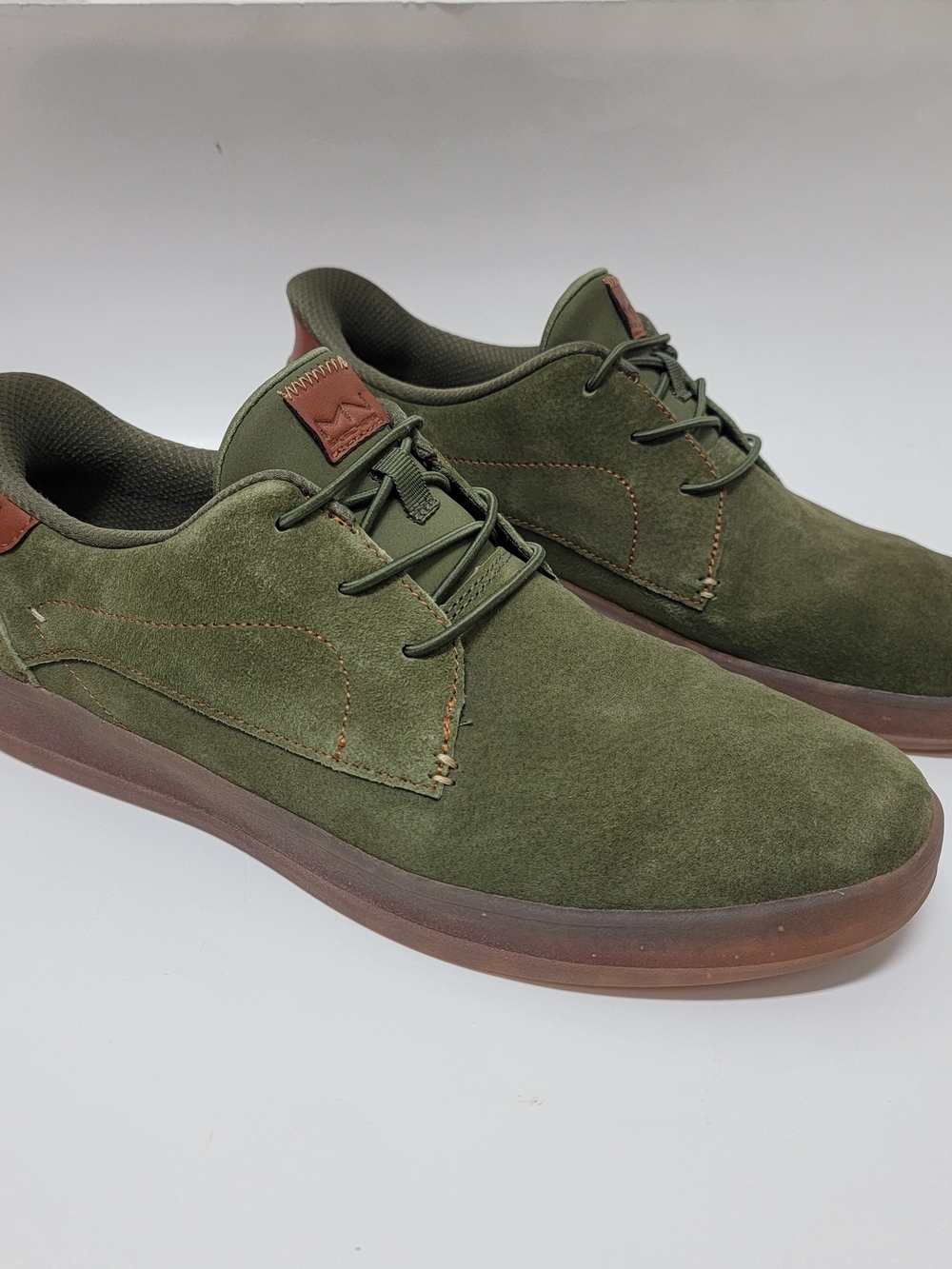 Mark Nason Sketchers Slip Ins New Wave Cup Zayn Men's Shoes Olive Green Sz-9